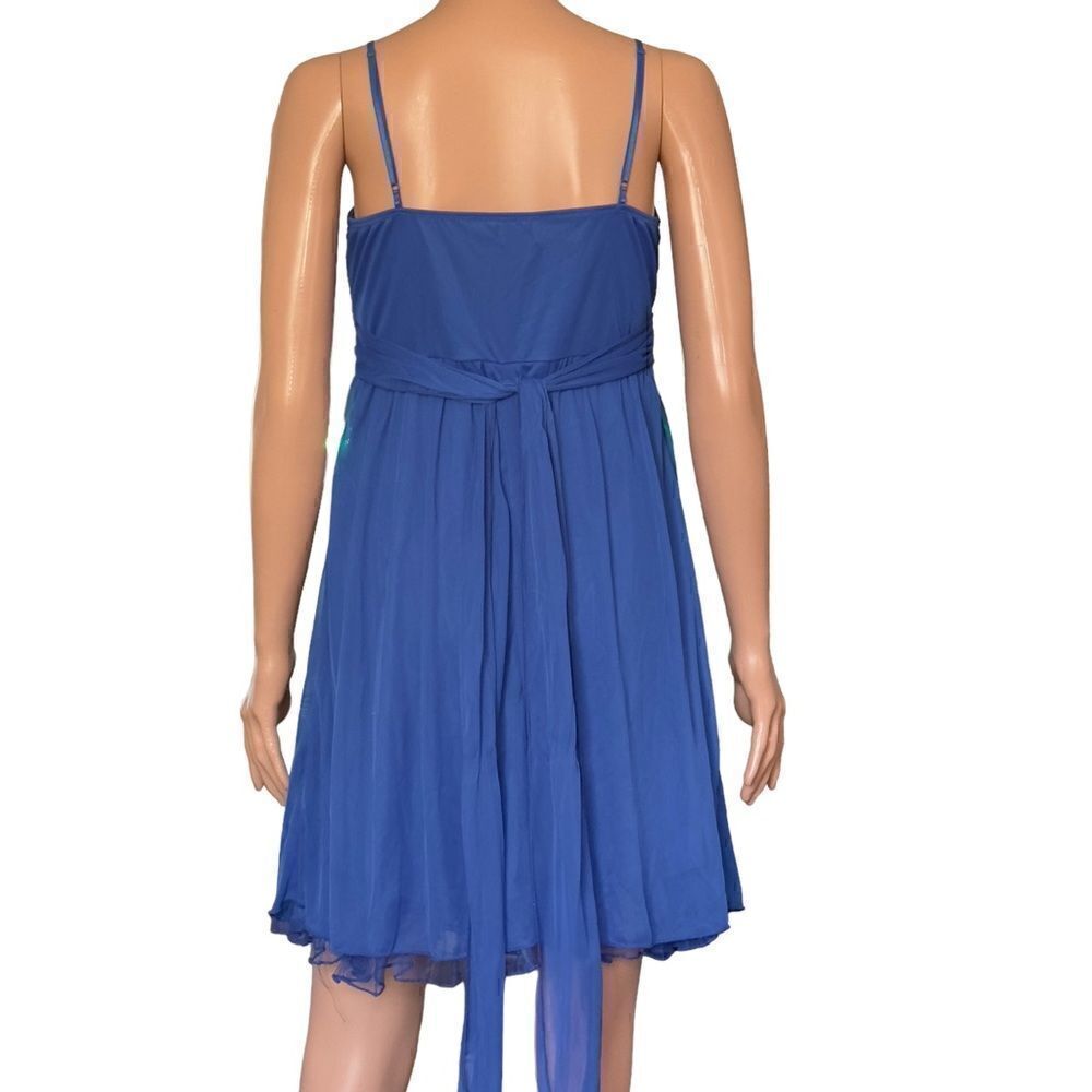 Ruby Rox Royal Blue Mesh-Like Spaghetti Strap Dre… - image 3